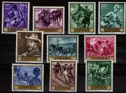 LOTE 1921   ///   (C085) ESPAÑA 1964  SELLOS Nº 1566/1575 PINTOR SOROLLA **MMH - Unused Stamps