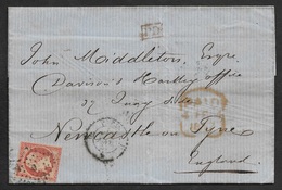 1857 - LAC - 40c (16) Paris A NEWCASTLE ON TYNE, Angleterre - 1849-1876: Klassik