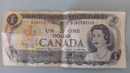 BILLET DE 1 DOLLAR CANADIEN - Kanada