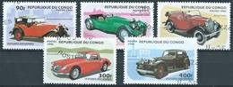 Republic Of The Congo,1996 Vintage Cars, Auto D'epoca - Usati