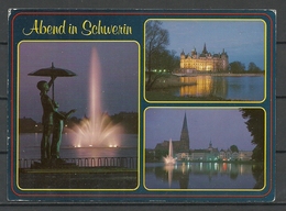 Deutschland SCHWERIN Sent 1990 With 3 Stamps - Schwerin