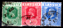 S.-Lucia-0016 - Emissione 1912 (o) Used - Senza Difetti Occulti. - Ste Lucie (...-1978)