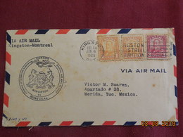 Lettre De 1929 à Destination De Mexico Via Air Mail - Covers & Documents