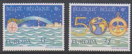 Europa Cept 1992 Belgium  2v ** Mnh (44019) - 1992