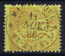 Colonies Gen. Yv 53 Obl./Gestempelt/used Cachet A Date Saint-Esprit Very Light Fold - Alphée Dubois