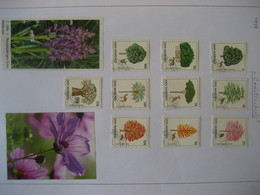 San Marino 1966/79- 2 Blätter Umweltschutz Mi. 1188-1197 Und Meeresfauna Mi. 869-878 - Usados