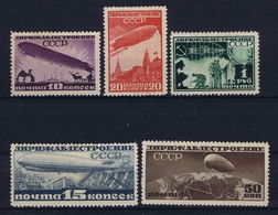 Russia Mi 397 - 401  MH/* Flz/ Charniere 1931 Some Album Black At Rear - Ungebraucht