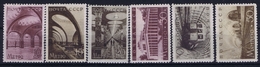 Russia Mi 646 - 651 MH/* Flz/ Charniere 1938 Metro - Neufs