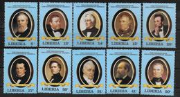 LIBERIA   N°  915/24  * * ( Cote 8.50e )  Presidents Des Etats Unis George Washington - George Washington