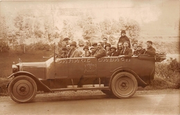 ¤¤    -   PONTACQ    -  Carte-Photo D'un Autobus Du Garage " GABACH " -  Photographe " DURAND " Petit-Nice , Lourdes - Pontacq