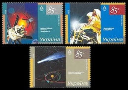 2006	Ukraine	782-784	Cameta / Satellites / Astronaut - Europa