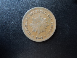 URUGUAY : 5 CENTÉSIMOS   1948 So    KM 21a     Patine  SUP - Uruguay