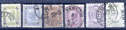 AUSTRIA 1891-96 Franz Joseph Definitive Set  Of 6 Fine Used.  Michel 63-68 - Usados