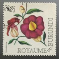 097.BURUNDI (8 F) USED STAMP FLOWER . - Usados