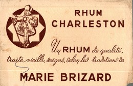 BUVARD RHUM CHARLETON MARIE BRIZARD - Liqueur & Bière