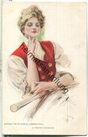 A Tennis Champion - Künstlerkarte Signiert Harrison Fisher 1906 - Published By Reinthal & Newman N. Y. - Fisher, Harrison