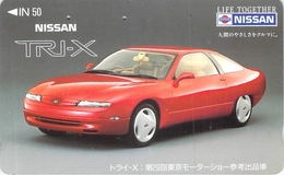 NISSAN - AUTO  - VOITURE - AUTOMOBILE - CAR -- TELECARTE JAPON - Voitures