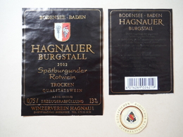 Baden Bodensee - Hagnauer Burgstall Spätburgunder 2002 - Winzerverein Hagnau EG - Deutschland - Sonstige & Ohne Zuordnung