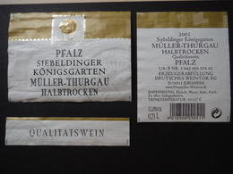 Pfalz Siebeldingen Königsgarten Müller Thurgau 2001 - Deutsche Weintor EG Ilbesheim - Deutschland - Otros & Sin Clasificación