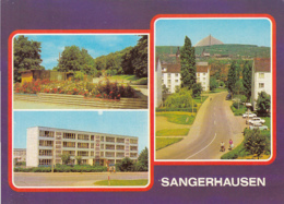 80924- SANGERHAUSEN- PARK, STREET VIEWS, CAR - Sangerhausen