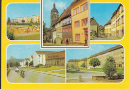 80925- SANGERHAUSEN- STREET VIEWS, CHILDRENS PLAYGROUND, MOTORBIKES, CAR - Sangerhausen