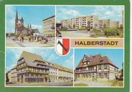 80942- HALBERSTADT- SQUARES, CATHEDRAL, WOODFRAME HOUSES, HOTEL - Halberstadt