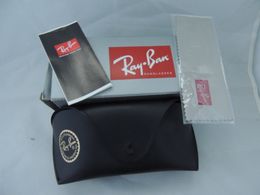 SUNGLASSES Custodia Nera Originale RAYBAN Nuova Con BOX E ACESSORI - Sun Glasses