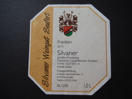 Franken Silvaner Iphöfer Kronsberg 2013 - J. Seufert Iphofen - Deutschland - Otros & Sin Clasificación