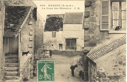 95- Val D'oise _  Eragny _ La Cour Des Miracles Même Le Chat - Eragny