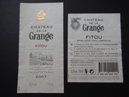 Fitou Château De La Grange 2007 - Vignerons Du Val D'Orbieu Narbonne - Autres & Non Classés