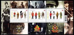 Canada (Scott No.2577 - Uniformes / Uniforms) (**) FS / SS - Blocks & Sheetlets