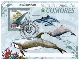 COMORES - BLOC FEUILLET "DAUPHINS" N°198  OBLITERE - ANNEE 2009 - TB - Comoros