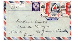 USA LETTRE POUR LA FRANCE 1961 - Autres & Non Classés