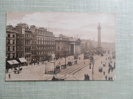 CPA  IRLANDE DUBLIN SACKVILLE STREET TRAMWAYS ANIMEE - Dublin