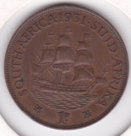 Afrique Du Sud 1 Penny 1931. George V. Bronze. KM# 14.3 - Afrique Du Sud