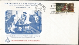 J) 1975 UNITED STATES, CONTRIBUTORS TO THE CAUSE, FINANCIERS OF THE REVOLUTION, HAYAM SALOMON AND ROBERT MORRIS, BICENTE - Other & Unclassified