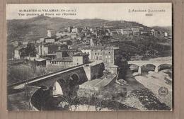 CPA 07 - SAINT-MARTIN-de-VALAMAS - Vue Générale Et Ponts Sur L'Eyrieux - TB PLAN Avec Détails Maisons - Saint Martin De Valamas