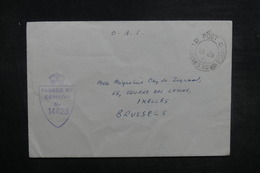 BELGIQUE - Enveloppe En FM Pour Ixelles En 1945, Cachet De Censure - L 37558 - Brieven En Documenten