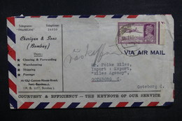 INDE - Enveloppe Commerciale De Bombay Pour Göteborg - L 37559 - 1936-47 Koning George VI