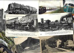 Lot 1964 De 10 CPA Train Locomotives Gare Chemin De Fer Déstockage Pour Revendeurs Ou Collectionneurs - 5 - 99 Karten