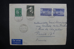 FINLANDE - Enveloppe De Helsinki Pour La France En 1952 , Affranchissement Plaisant - L 37627 - Brieven En Documenten
