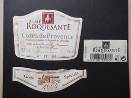 Côtes De Provence Aimé Roquesante 2004 - Vidauban - Andere & Zonder Classificatie
