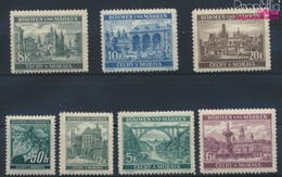 Böhmen Und Mähren 55-61 (kompl.Ausg.) Postfrisch 1940 Freimarken (9308483 - Unused Stamps