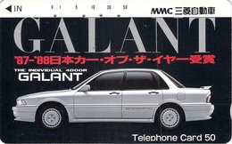 MITSUBISHI - AUTO  - VOITURE - AUTOMOBILE - CAR -- TELECARTE JAPON - Voitures