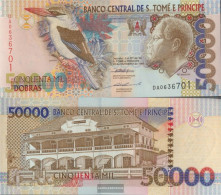 Sao TomE E PrincipE Pick-number: 68a Uncirculated 1996 50.000 Dobras - Sao Tome And Principe