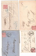 1868/1871, NDP, 7 Belege Mit Klassischen BERLIN-Stempeln - Lettres & Documents