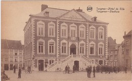 TONGEREN-STADHUIS-VEEL VOLK OP DE BEEN!-UITGAVE J.MAT PHOTOTYPIE-LEGIA-NIET VERSTUURD-ZIE DE 2 SCANS-RARE ! ! ! - Tongeren