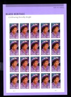 812119471 2017 SCOTT 5171 PANE POSTFRIS MINT  NEVER HINGED EINWANDFREI (XX) BLACK HERITAGE DOROTHY HEIGHT - Unused Stamps