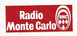 Autocollant , RADIO MONTE CARLO ,  RMC - Autocollants