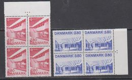 Europa Cept 1987 Denmark 2v Bl Of 4 ** Mnh (44059A) - 1987